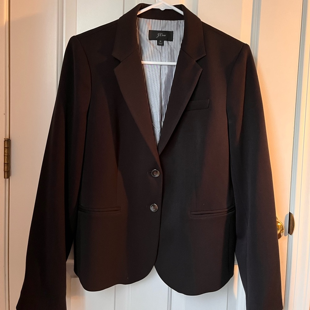 J CREW Black Blazer, Size M